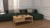 Stolik kawowy Arwent II Dąb wotan złoto Glamour