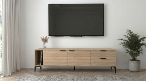 Szafka RTV Vorello dąb sonoma 175cm loft