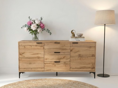 Komoda VORELLO loft dąb wotan